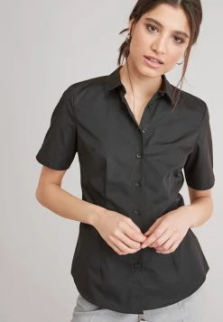 Next Damen Hemdbluse - Black