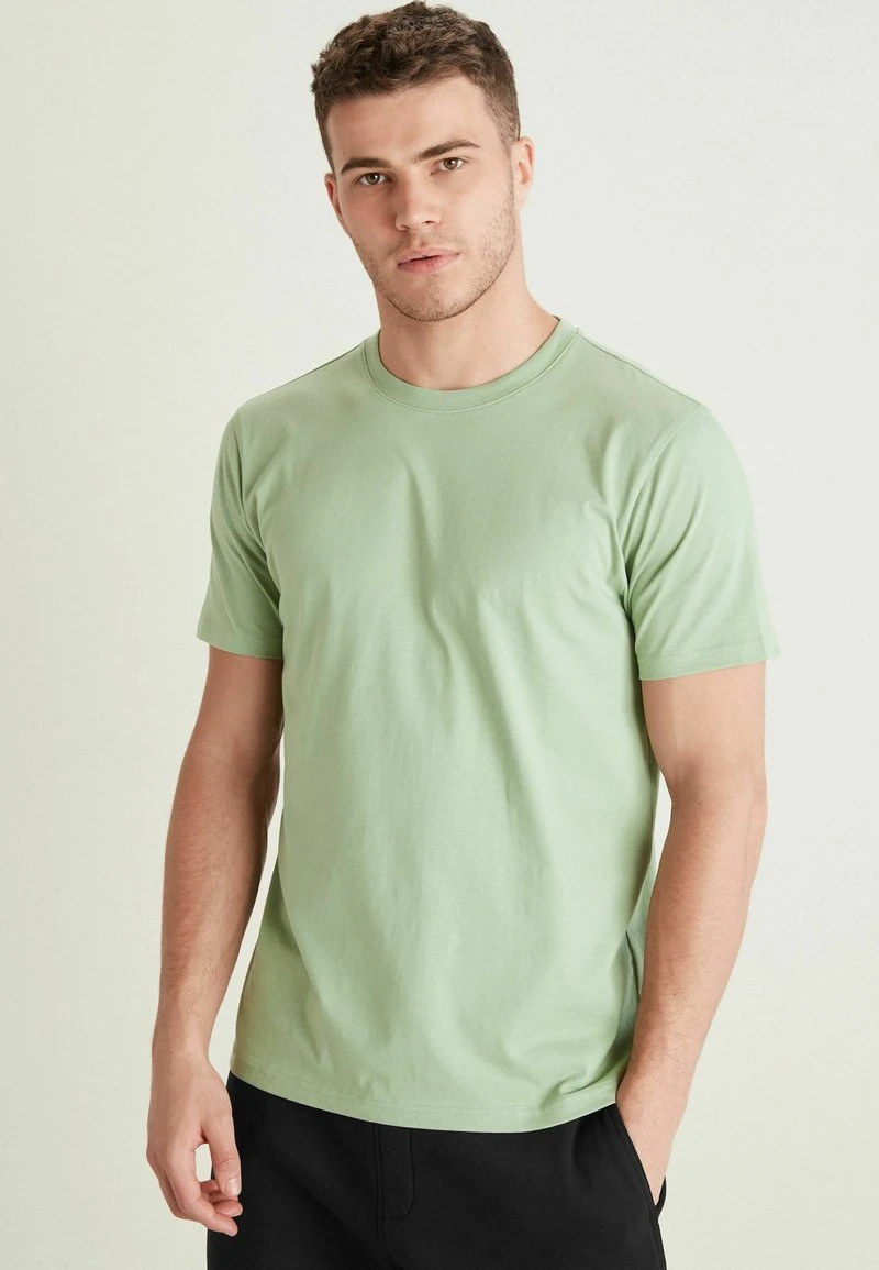 Next Herren T-Shirt Basic - Green 1 Next Herren T-Shirt Basic - Green