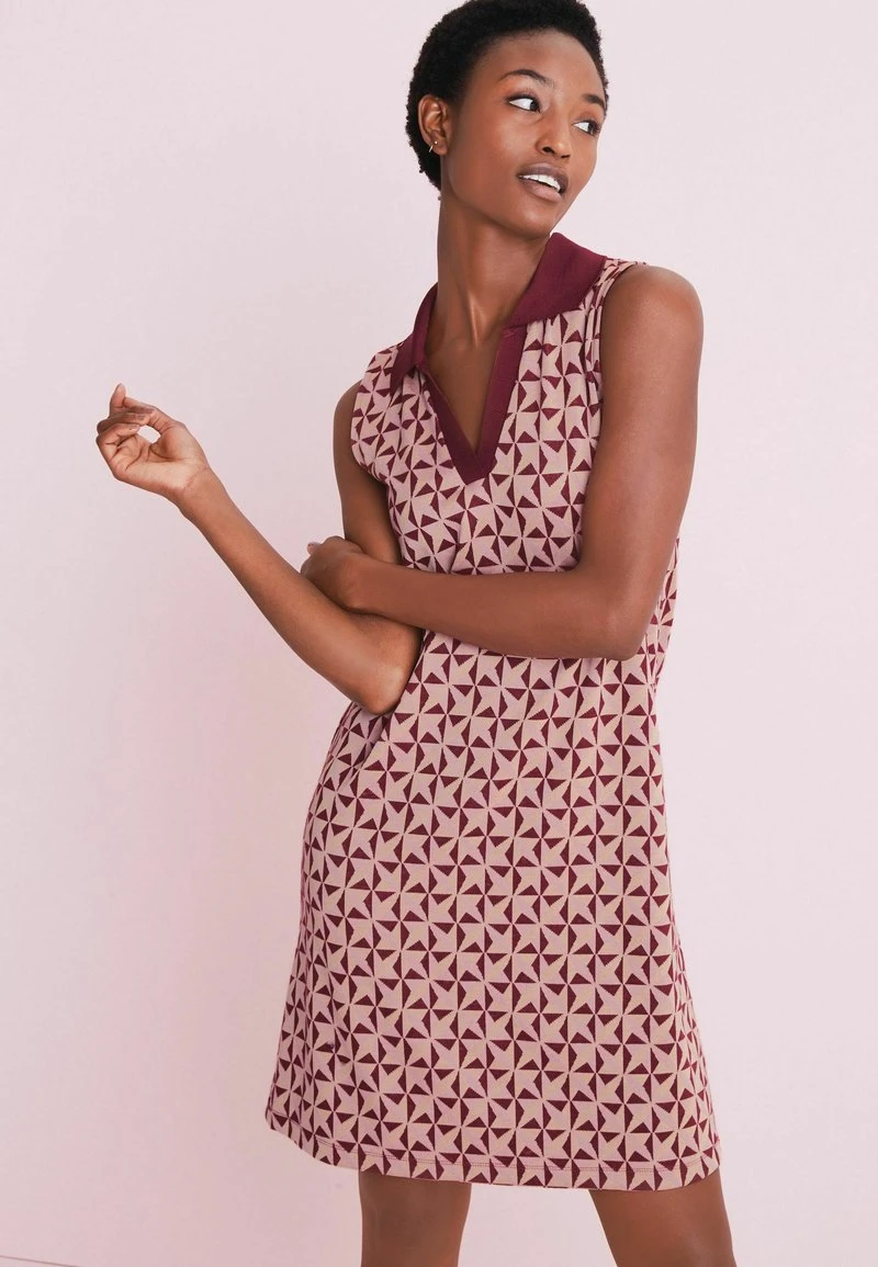 Next Damen SLEEVELESS COLLAR - Jerseykleid - Pink 2 Next Damen SLEEVELESS COLLAR - Jerseykleid - Pink – Bild 2