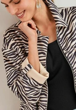 Next Damen Leichte Jacke - Animal Zebra -Next Verkäufe 2022 80833cda108b48a5a2ca20bc33d131a2
