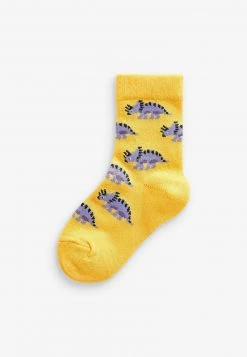 Next Kinder 7 PACK RICH TRAINER - Socken - Red Orange Blue Dinosaur -Next Verkäufe 2022 8090f02fc7854648a223961703dff62b