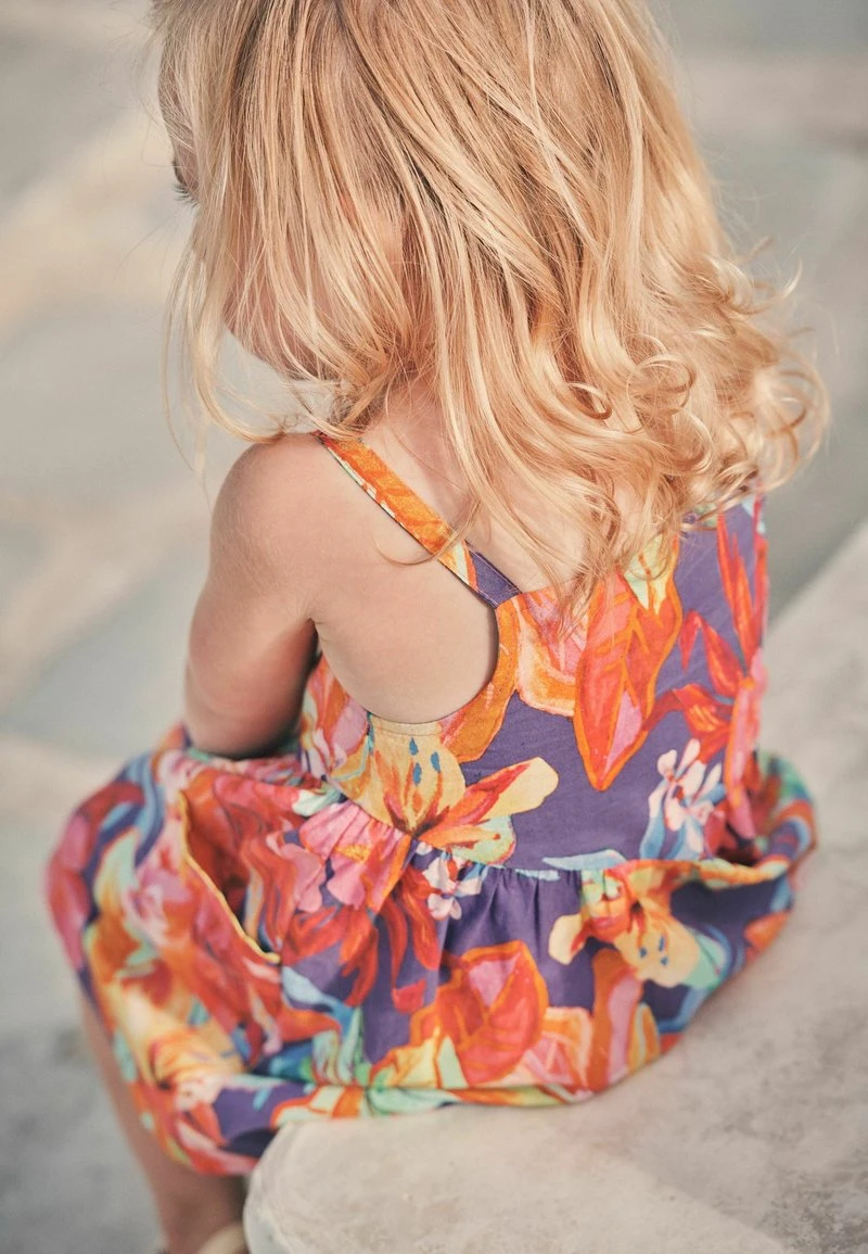 Next Freizeitkleid - Purple Tropical | Kinder 2 Next Freizeitkleid - Purple Tropical | Kinder – Bild 2