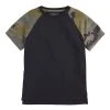 Next Kinder CAMOUFLAGE RAGLAN SHORT SLEEVE T-SHIRT (3-16YRS) - T-Shirt Print - Black