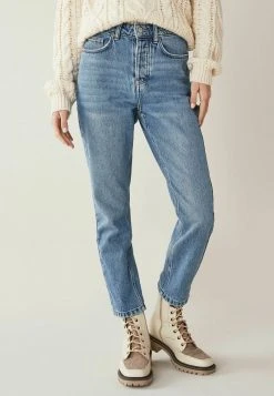 Next Damen Jeans Straight Leg - Blue