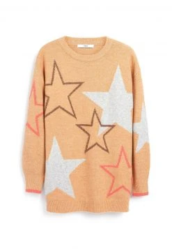 Next Damen FUN STAR - Strickpullover - Camel -Next Verkäufe 2022 80d2abc0f19a4520b072f581b335d263