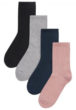 Next Damen CUSHION SOLE ANKLE SOCKS 4 PACK - Socken - Black