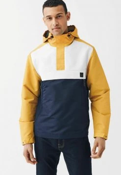 Next Herren OVERHEAD - Übergangsjacke - Navy Blue Yellow