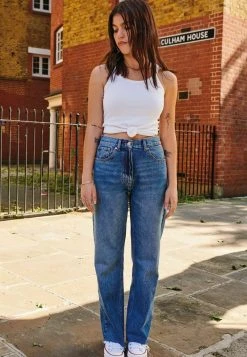 Next Damen OWN 90S - Jeans Straight Leg - Dark Blue