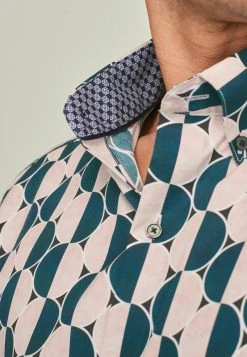 Next Herren TRIMMED - Hemd - Pink Teal Geometric -Next Verkäufe 2022 82941a5d78884ad6b5ddd0947be3116a
