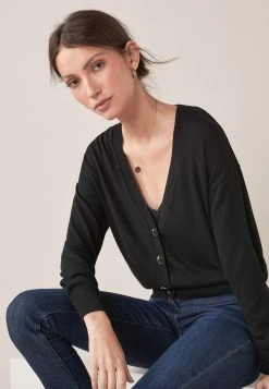 Next Damen DOLMAN - Strickjacke - Black -Next Verkäufe 2022 831ff75e2fd14de2b743e0ad2ffa6645