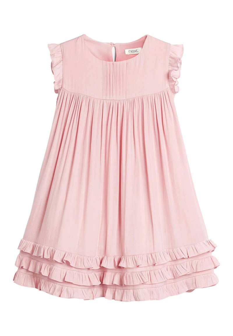 Next Kinder RUFFLE - Freizeitkleid - Light Pink 1 Next Kinder RUFFLE - Freizeitkleid - Light Pink