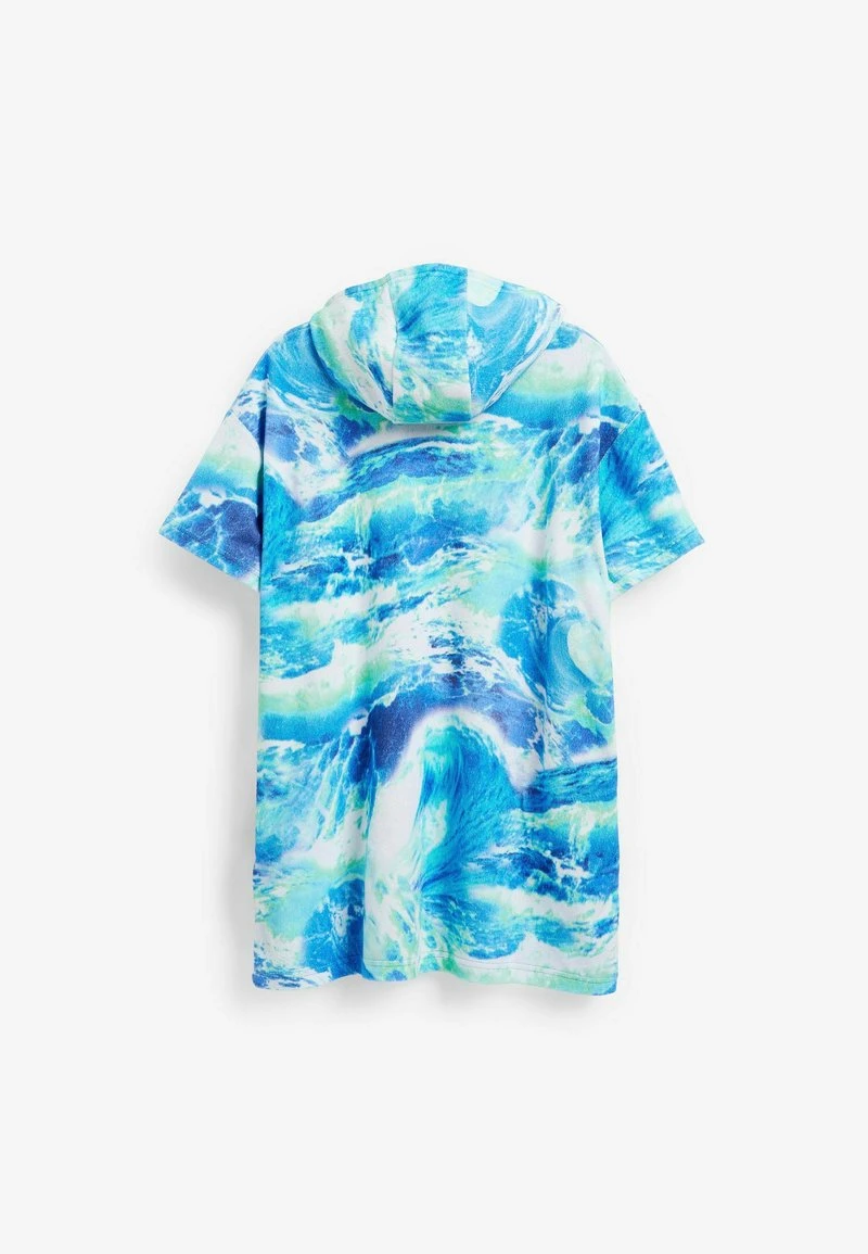 Next Damen TOWELLING PONCHO - Cape - Aqua Blue 2 Next Damen TOWELLING PONCHO - Cape - Aqua Blue – Bild 2