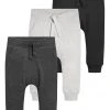 Next Unisex 3 PACK - Jogginghose - Black/grey