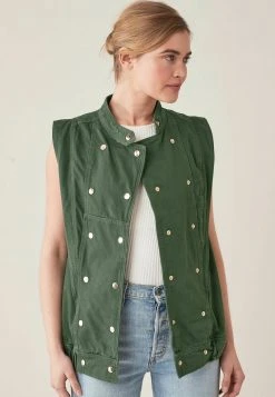 Next Damen Weste - Khaki Green