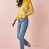 Next BUTTON DETAIL LIGHTWEIGHT - Strickpullover - Yellow | Damen