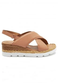 Next FOREVER COMFORT CROSS OVER - Espadrille - Camel Brown | Damen