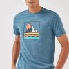 Next MOUNTAIN GRAPHIC - T-Shirt Print - Blue | Herren