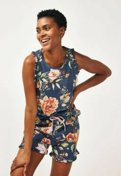 Next SET - Nachtwäsche Set - Navy Blue Floral | Damen