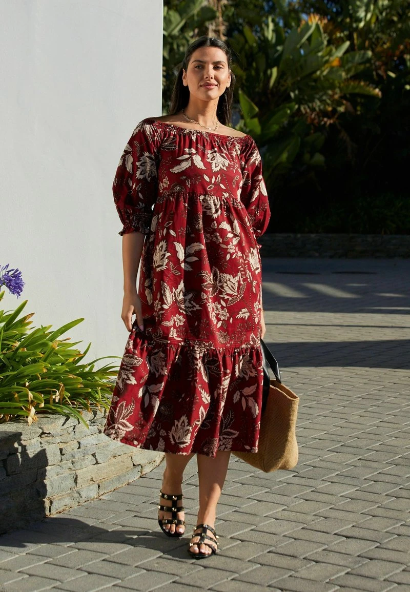 Next Damen LONG SLEEVE - Strandaccessoire - Berry 1 Next Damen LONG SLEEVE - Strandaccessoire - Berry