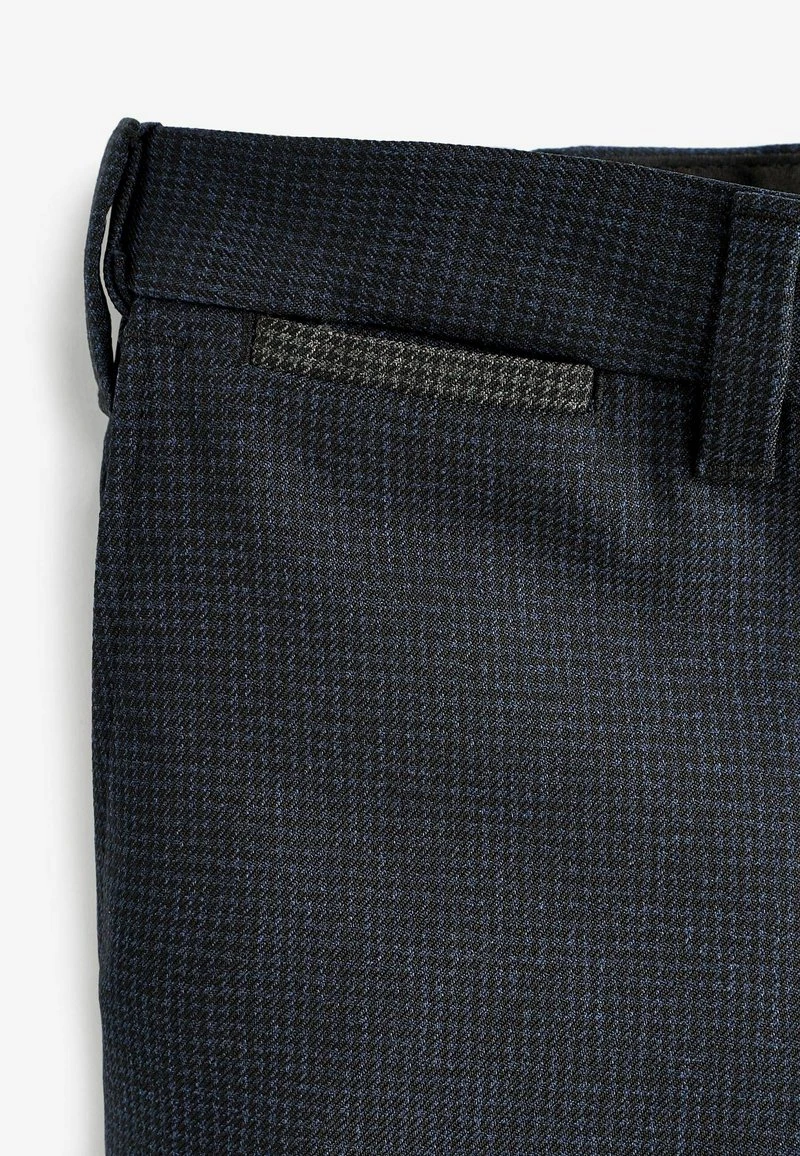 Next TRIMMED CHECK - Stoffhose - Navy Blue | Herren 2 Next TRIMMED CHECK - Stoffhose - Navy Blue | Herren – Bild 2
