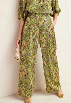 Next Stoffhose - Green Paisley Print | Damen