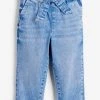 Next Kinder PAPERBAG WAIST TIE JEANS - Jeans Relaxed Fit - Blue