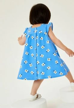 Next Kinder SHORT SLEEVE - Jerseykleid - Blue Floral -Next Verkäufe 2022 85b02a0102ba487d9e3a1583494d9c28