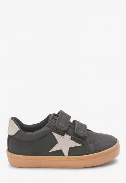 Next Unisex BLACK DOUBLE STRAP STAR - Sneaker Low - Black -Next Verkäufe 2022 865b2f97c7b84089a4f49d6296c637f0