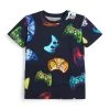 Next Kinder SHORT SLEEVE MARBLE - T-Shirt Print - Blue