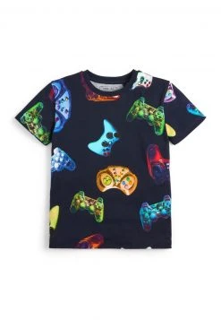 Next Kinder SHORT SLEEVE MARBLE - T-Shirt Print - Blue