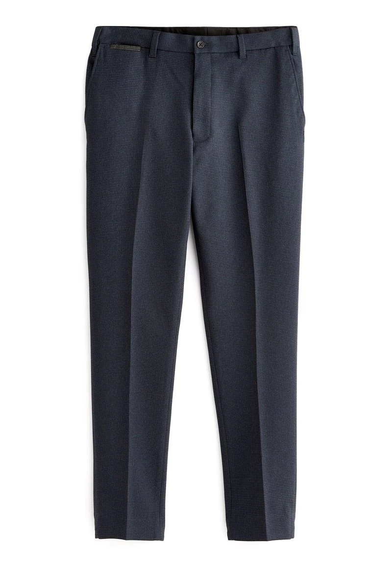 Next TRIMMED CHECK - Stoffhose - Navy Blue | Herren 1 Next TRIMMED CHECK - Stoffhose - Navy Blue | Herren