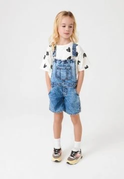 Next Kinder SET - Latzhose - Blue Denim