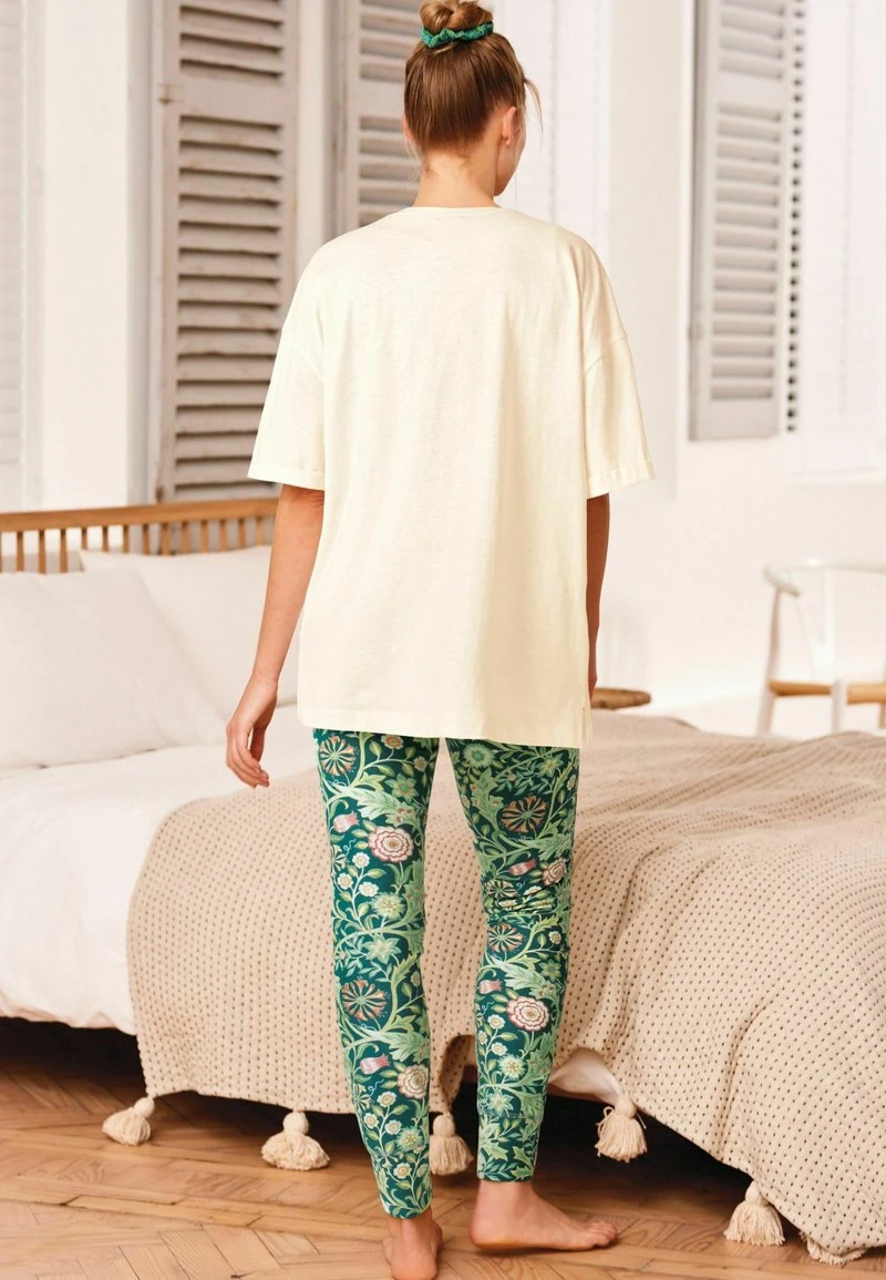 Next Damen MORRIS & CO. SET - Nachtwäsche Set - Green Floral 3 Next Damen MORRIS & CO. SET - Nachtwäsche Set - Green Floral – Bild 3