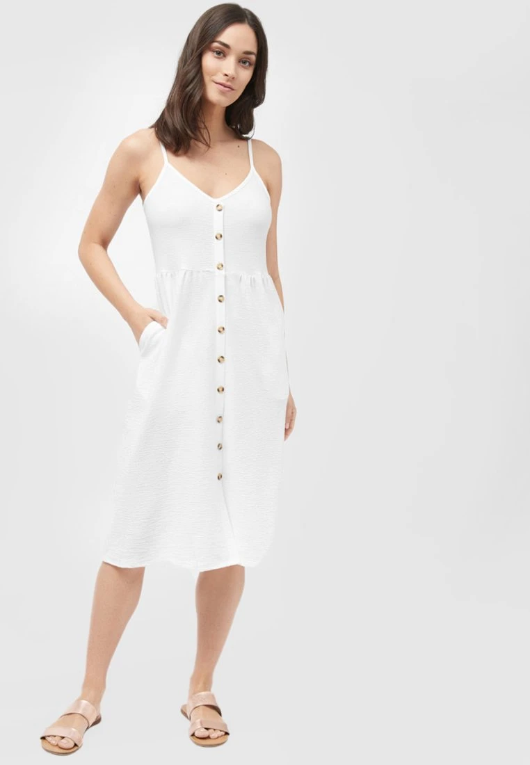 Next STRAPPY DRESS - Strandaccessoire - White | Damen 2 Next STRAPPY DRESS - Strandaccessoire - White | Damen – Bild 2