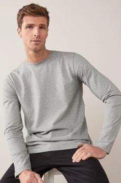 Next LONG SLEEVE 5 PACK - Langarmshirt - Blue | Herren -Next Verkäufe 2022 885b69ce865042c5865bd87543cc35ce