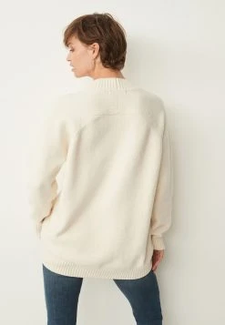 Next Damen LONGLINE - Strickpullover - Off-white -Next Verkäufe 2022 886e072e4ec74ef0a89f1ed86b050af3