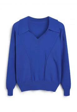 Next Damen V-NECK LONG SLEEVE - Strickpullover - Blue -Next Verkäufe 2022 88c0fa2c16c248d6a965949c6129b98f
