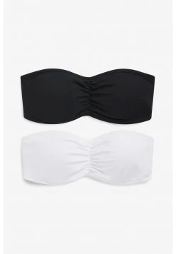 Next Damen JAMIE COTTON BANDEAU BRAS 2 PACK - Trägerloser/variabler BH - Black