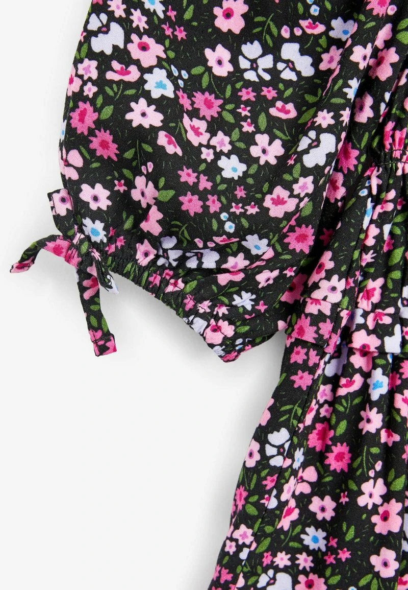 Next Kinder PRINTED SHIRRED - Freizeitkleid - Black Ditsy 6 Next Kinder PRINTED SHIRRED - Freizeitkleid - Black Ditsy – Bild 6