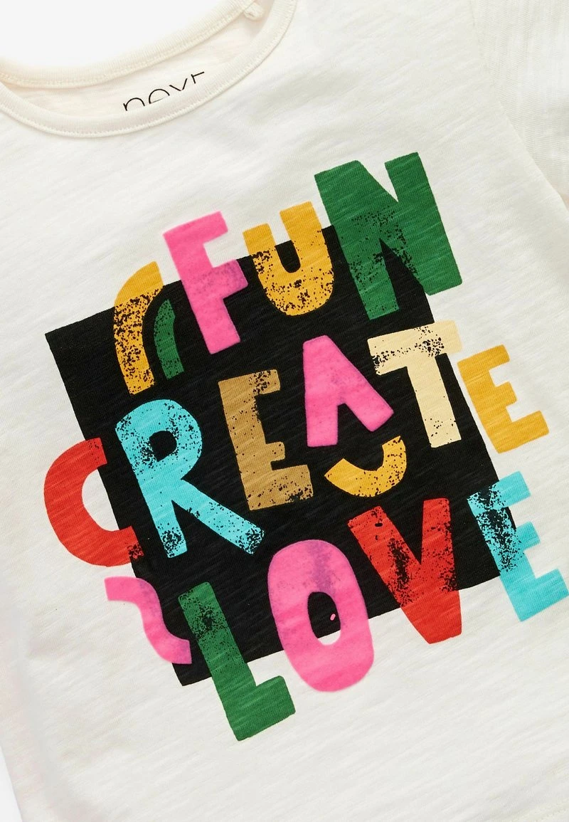 Next Kinder SLOGAN - T-Shirt Print - White 3 Next Kinder SLOGAN - T-Shirt Print - White – Bild 3