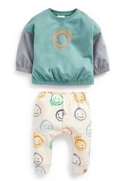 Next Kinder 2 PIECE SMILE (0MTHS-2YRS) - Sweatshirt - Blue