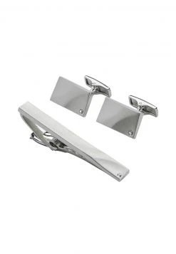 Next Herren DIAMANTÃ© - Manschettenknopf - Silver