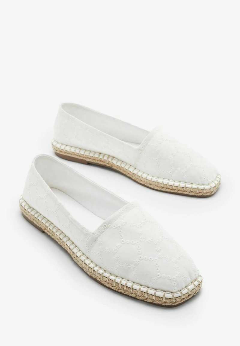 Next Damen FOREVER COMFORT SQUARE TOE - Espadrille - White Broderie 4 Next Damen FOREVER COMFORT SQUARE TOE - Espadrille - White Broderie – Bild 4