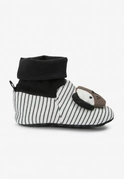 Next Kinder Krabbelschuh - Black / White