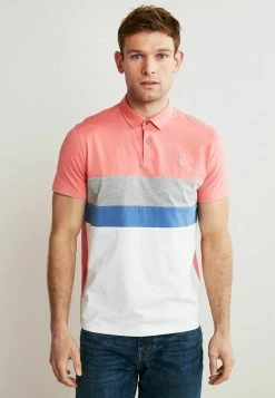 Next Herren CHEST BLOCK - Poloshirt - Pink White