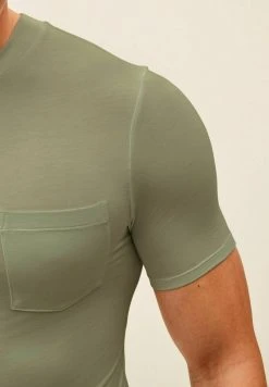 Next Herren MUSCLE FIT - T-Shirt Basic - Khaki -Next Verkäufe 2022 8a99c8ab96f042418c1edb863ed10919