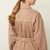 Next Damen BELTED - Jeansjacke - Tan Brown