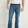 Next BELTED WITH STRETCH - Jeans Straight Leg - Blue-black Denim | Herren