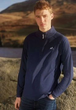 Next Herren DURATREK LIGHTWEIGHT ZIP NECK - Windbreaker - Navy Blue