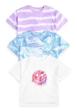 Next Kinder 3 PACK - T-Shirt Print - Lilac Purple